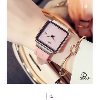 Đồng hồ Nữ GUOU 8179 thiết kế Dây da sang trọng