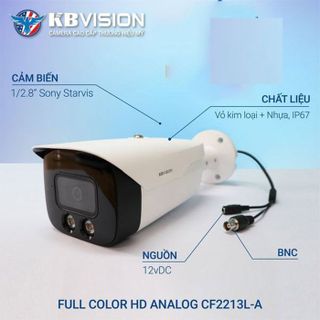 CAMERA QUAN SÁT, GIÁM SÁT FULL COLOR 4 In 1 KBVISION KX-CF2213L-A