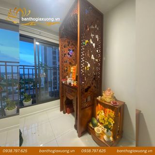 Ứng dụng 14 mẫu vách ngăn cnc bàn thờ cho phòng thờ đẹp