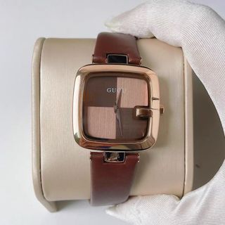 Đồng hồ GUOU 8190 mặt vuông dây da dành cho phái nữ
