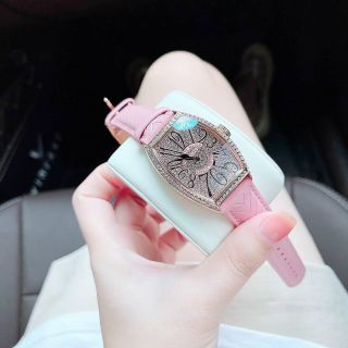 Đồng hồ GUOU 8200 da to dây da mặt đồng hồ nhỏ rất phù hợp với phái nữ