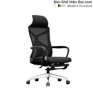 Ghế xoay lưới gaming có tựa đầu bọc nệm vải ngả lưng duỗi chân giá rẻ nhập khẩu HCM CR4326-M