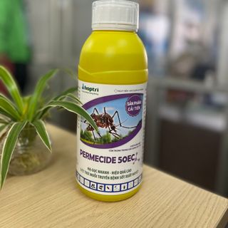 Thuốc diệt muỗi Permecide 50EC mới, an toàn, hiệu quả với muỗi kháng thuốc (chai 1 lít) giá sỉ