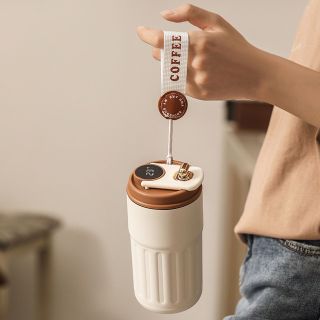 Cốc Giữ Nhiệt Coffee Đo Nhiệt Thông Minh 316 2Lớp Du Lich Cầm tay ( Cốc Giữ Nhiệt IN LOGO THEO YÊU CẦU ) ( Hàng, Giá Tận Xưởng )