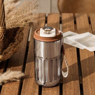 Cốc Giữ Nhiệt Coffee Đo Nhiệt Thông Minh 316 2Lớp Du Lich Cầm tay ( Cốc Giữ Nhiệt IN LOGO THEO YÊU CẦU ) ( Hàng, Giá Tận Xưởng )