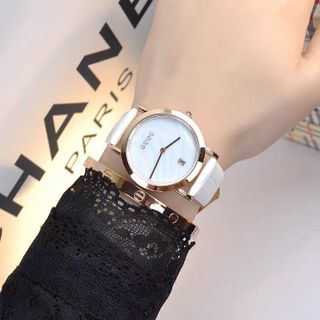 Đồng hồ Nữ GUOU 8127 mặt tròn dây da sang trọng