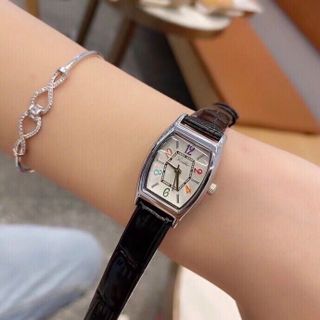 Đồng hồ nữ SCOTTIE 9080 có dây da dành cho các quý cô