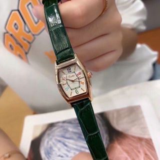 Đồng hồ nữ SCOTTIE 9080 có dây da dành cho các quý cô
