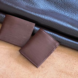 VÍ MINI VÂN GỖ DA BÒ