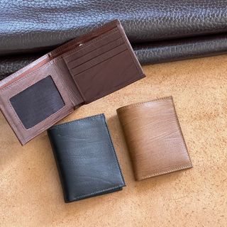 VÍ MINI VÂN GỖ DA BÒ