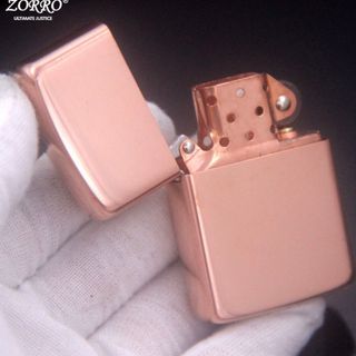 Zippo zorro đồng đỏ ruột đỏ