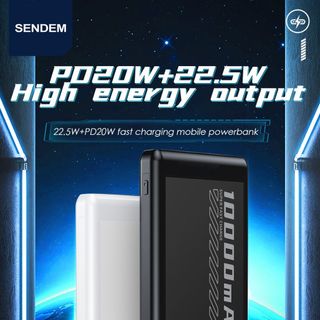 Sạc dự phòng Sendem PH80 10000Mah sạc nhanh 22.5W/PD20W