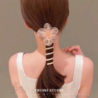 Hàn quốc-phong cách búi tóc dây điện thoại dây buộc tóc để bện, dây buộc tóc có độ đàn hồi cao với vẻ ngoài sành điệu cho tóc đuôi ngựa