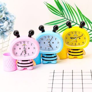 Đồng hồ báo thức để bàn hình chú ong xinh xắn, dễ thương giá sỉ