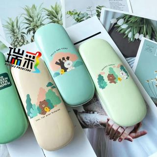 Hộp Đựng Kính Cận Bằng Da PU Hoạt Hình Dễ Thương