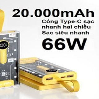 PIN SẠC DỰ PHÒNG, SẠC NHANH 20000MAH 66W giá sỉ