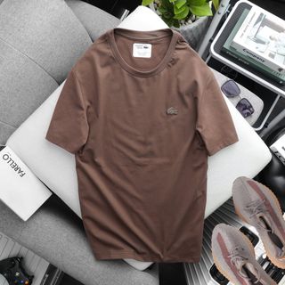 Áo thun nam, áo thun nam cổ tròn chất thun cotton 4 chiều, logo in phồng sắc nét size từ 55kg - 88kg