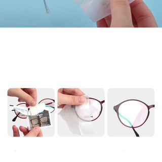 Hộp 50 Miếng Giấy Lau Kính Chống Hơi Nước, Làm Sạch Sương