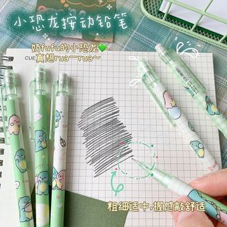 Hộp 4 Bút Chì Kim Bút Chì Bấm 2B Và 100 Ngòi 0.5mm Hoạt Hình Dễ Thương