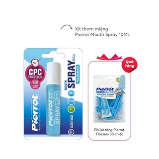 Nước xịt thơm miệng diệt khuẩn Pierrot Tây Ban Nha 10ml