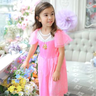 Váy mặc nhà công chúa Aurora cao cấp cho bé