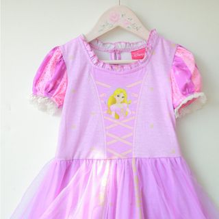 Đầm mặc nhà Rapunzel cao cấp cho bé