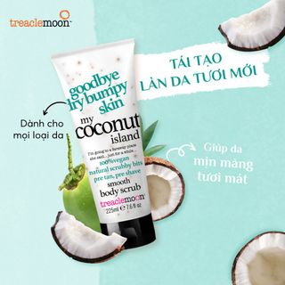 Tẩy da chết toàn thân tinh dầu dừa Treaclemoon 225ml - My Coconut Island Body Scrub giá sỉ