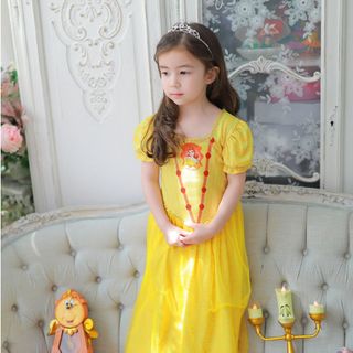 Váy mặc nhà cao cấp hình công chúa Belle cho bé