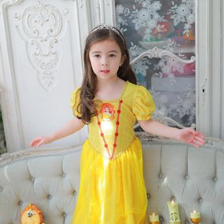 Váy mặc nhà cao cấp hình công chúa Belle cho bé