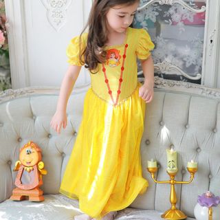 Váy mặc nhà cao cấp hình công chúa Belle cho bé