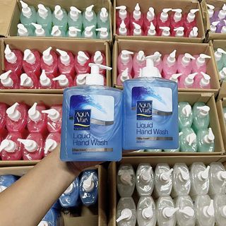 [ Tặng gel rửa tay 100ml ] Nước rửa tay dưỡng chất Aqua Vera hương hoa nhài 500ml