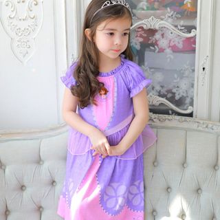 Váy mặc nhà công chúa Sophia cao cấp cho bé