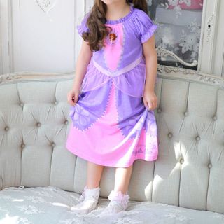 Váy mặc nhà công chúa Sophia cao cấp cho bé
