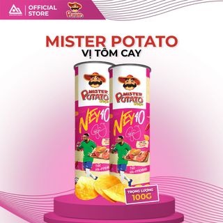 Khoai tây chiên Mister Potato vị tôm cay 100g hàng nhập khẩu Malaysia An Gia Sweets Snacks giá sỉ