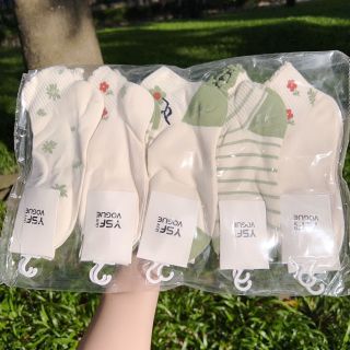 Tất cổ ngắn hoạt hình lố 10 đôi