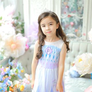 Váy mặc nhà công chúa Elsa cao cấp cho bé