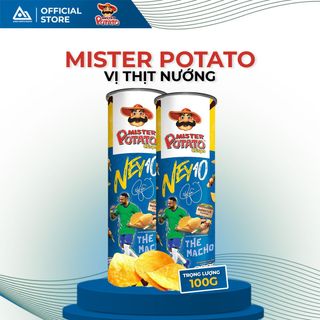 Khoai tây chiên Mister Potato x Neymar vị nướng 100g nhập khẩu Malaysia An Gia Sweets Snacks giá sỉ