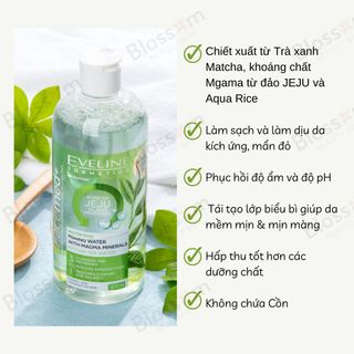 [ Mua 6 tặng 1 ] Nước hoa hồng kiềm dầu Eveline Facemed 400ml ( hàng Balan)