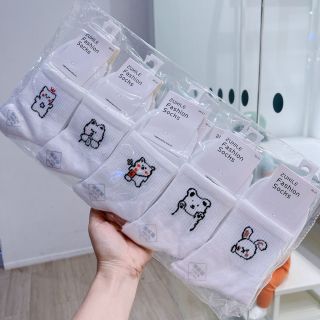 Tất vớ cổ trung lố 10 đôi