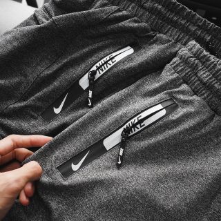 Quần jogger nam Nice thun poly 2 da xịn dày mát, trơn láng, co giãn 4c thoải mái
