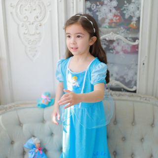Váy mặc nhà Lọ Lem cao cấp cho bé