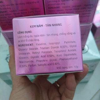 Kem TA Nghệ Tươi Nhân Sâm Nám tàn nhang 12gr