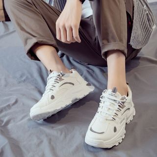 Giày Thể Thao Nam Sneakers Tăng Chiều Cao, Giày Nam Thời Trang Cao Cấp Thoáng Khí