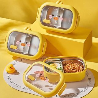 Hộp đựng cơm hình vịt vàng