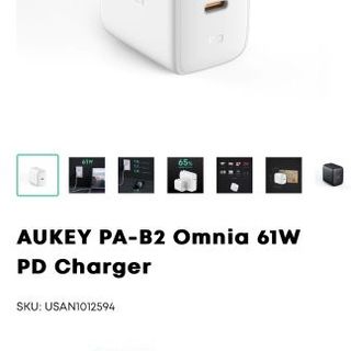 Củ Sạc Nhanh 61W AUKEY PA-B2