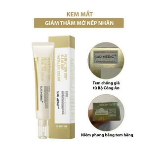 Kem Giảm Thâm Mắt Xoá Mờ Nếp Nhăn SURMEDIC Perfection 100tm All In One Facial Eye Cream 35ml