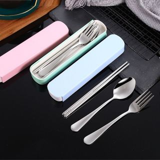 Bộ Thìa Đũa Dĩa Inox
