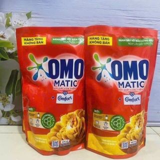 Thùng 18 túi Nước Giặt Omo Matic Comfort Tinh Dầu Thơm Túi (500g)
