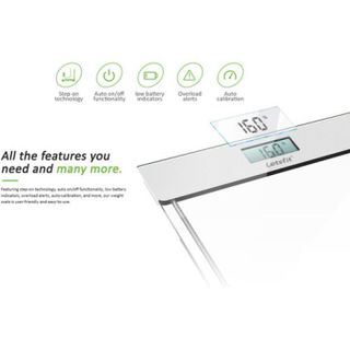 Cân điện tử Letsfit - mặt kính cường lực ( Đức )