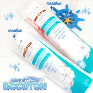 Bông tẩy trang Bocoton Pháp 100 miếng
